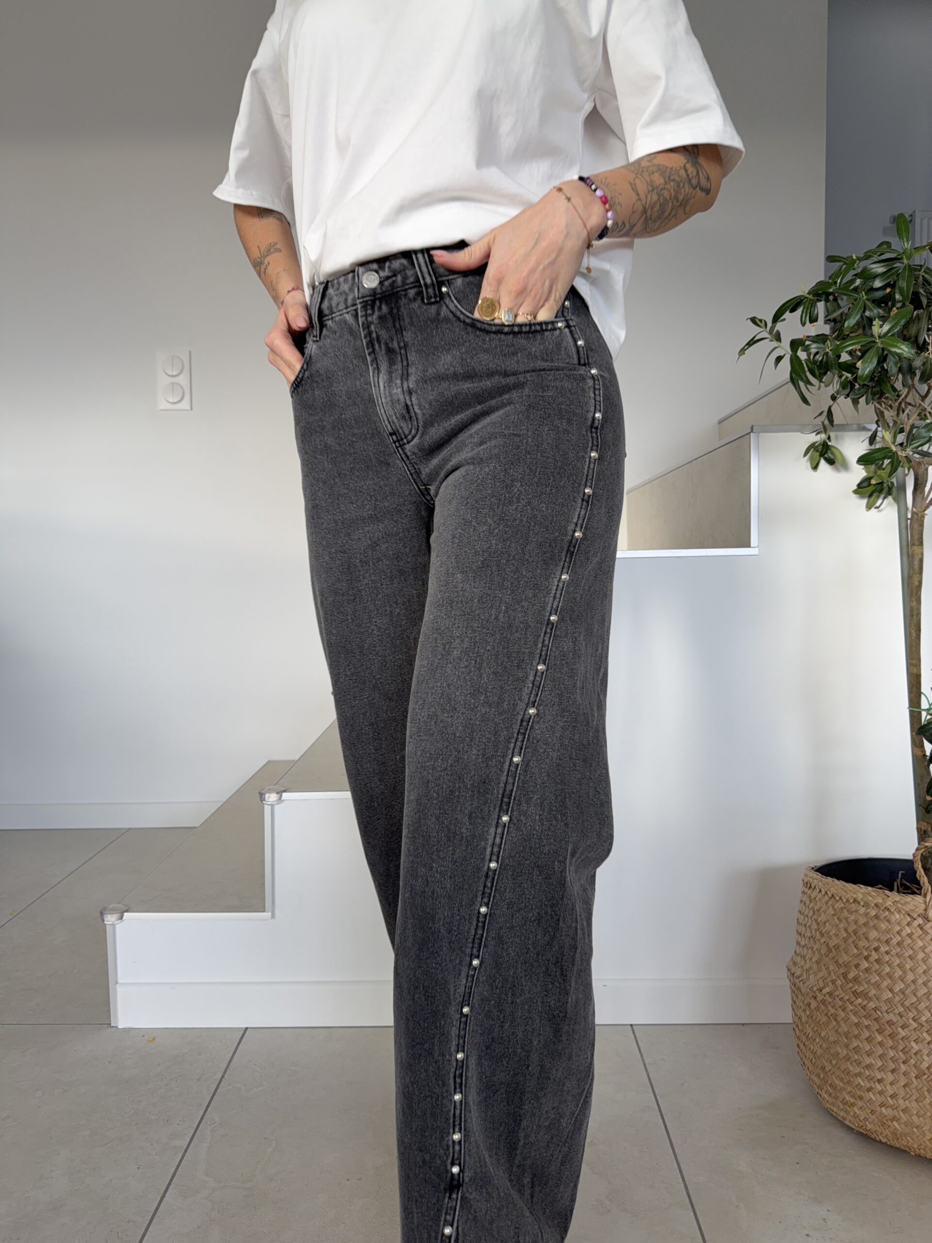 Jean clou gris